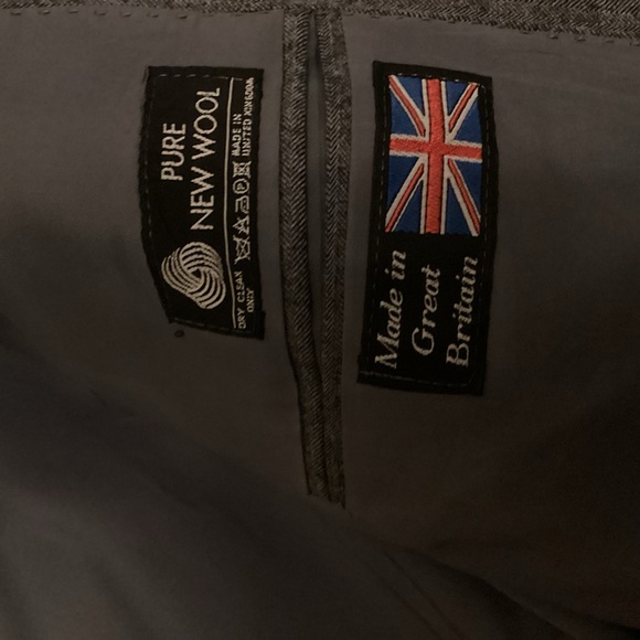 The Alexandre Collection Men Suit Jacket Blazer Size 42L Gray Pure New Wool - Picture 10 of 13